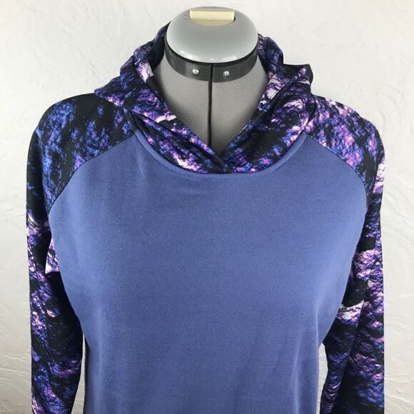 Huntworth Purple Camo Contrast Performance Hoodie NEW - Picture 4 of 13